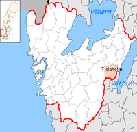Tidaholm in Västra Götaland county